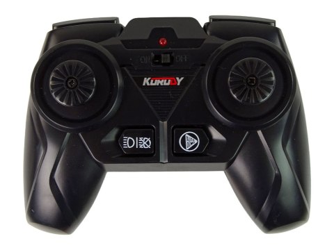 LEAN Toys Traktor Zdalnie Sterowany z Przyczepą 1:24 Czerwony Zielony