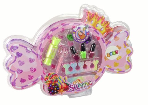 LEAN Toys Zestaw Do Makijażu Zdobienie Paznokci Cukierek
