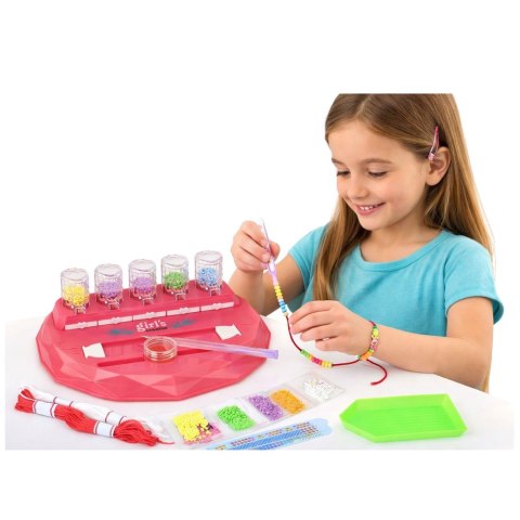 LEAN Toys Zestaw Kreatywny do Robienia Bransoletek DIY Diamenciki Wyklejanie