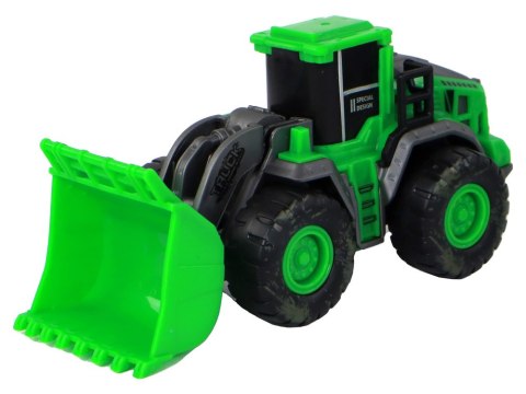 LEAN Toys Zestaw Pojazdów Farmerskich Zielone Traktory 4 Ele