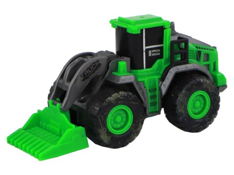 LEAN Toys Zestaw Pojazdów Farmerskich Zielone Traktory 4 Ele