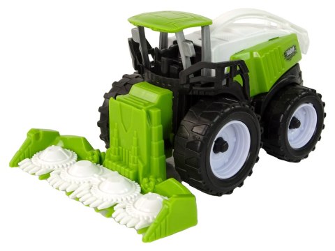 LEAN Toys Zestaw Pojazdów Farmerskich Zielone Traktory 4 Ele