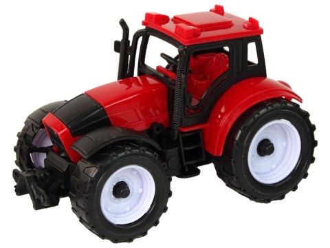 LEAN Toys Zestaw Traktorów Rolniczych Farma 4 Sztuki Kolorowe