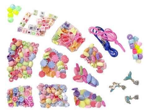 LEAN Toys Zestaw do Makijażu i Biżuterii Kolorowy