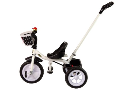 LEAN Trike Rower Trójkołowy PRO100 Czarny Koszyk Koła EVA