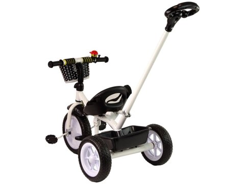 LEAN Trike Rower Trójkołowy PRO100 Czarny Koszyk Koła EVA