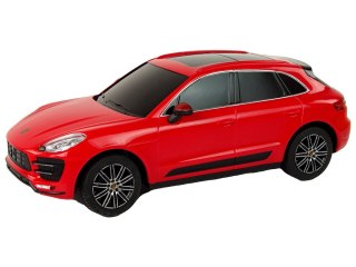 Rastar Auto R/C Porsche Macan Turbo 1:24 Rastar Czerwony