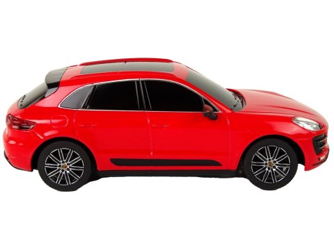 Rastar Auto R/C Porsche Macan Turbo 1:24 Rastar Czerwony
