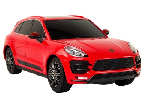 Rastar Auto R/C Porsche Macan Turbo 1:24 Rastar Czerwony