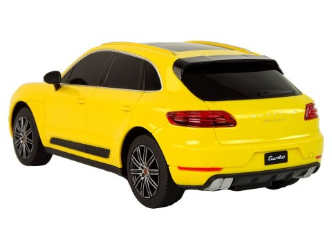 Rastar Auto R/C Porsche Macan Turbo 1:24 Rastar Żółty