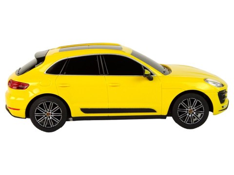 Rastar Auto R/C Porsche Macan Turbo 1:24 Rastar Żółty