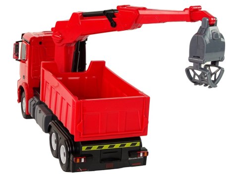Rastar Ciężarówka z Chwytakiem Mercedes Rastar Czerwona