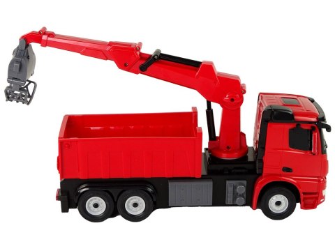 Rastar Ciężarówka z Chwytakiem Mercedes Rastar Czerwona