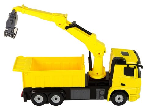 Rastar Ciężarówka z Chwytakiem Mercedes Rastar Żółta