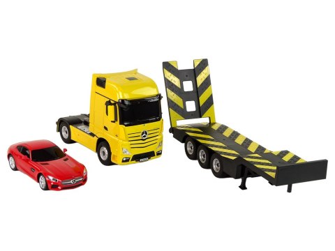 Rastar Laweta Autko R/C Mercedes-Benz 1:26 Żółte Czerwone