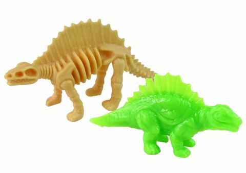 LEAN TOYS Duże Jajo Dinozaura 2 Figurki Jajko Dinozaury 9 cm