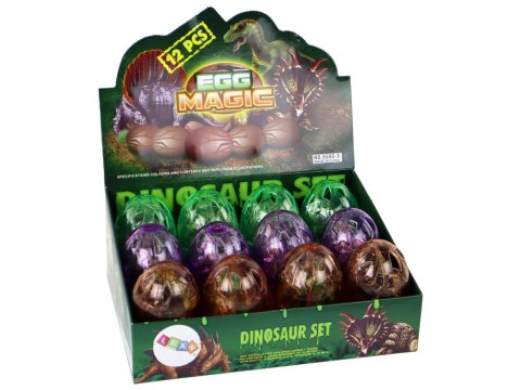 LEAN TOYS Jajo Figurka Dinozaura 3 Kolory 9 cm