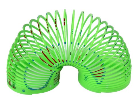 LEAN TOYS Kultowa Sprężyna Zielona Motyw Świąteczny Relaksacyjna 6CM