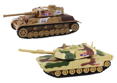 LEAN Toys Aluminiowy Czołg Z Napędem Frykcyjnym Różne Kolory