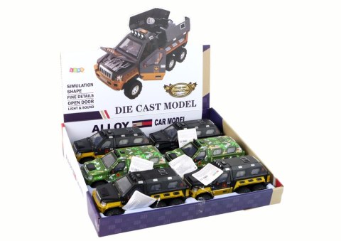 LEAN Toys Auto Pojazd z Armatą w Środku Dźwięk Światła 3 Kolory