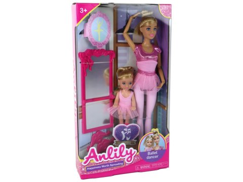 LEAN Toys Lalka Anlily Mama z Dzieckiem Baletnica Lalki