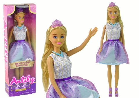 LEAN Toys Lalka Anlily Princess Księżniczka Fiolet Królowa