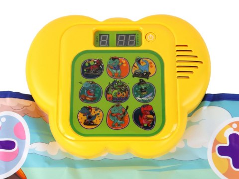 LEAN Toys Mata Do Tańczenia Z Motywem Dinozaurów 90cm x 86cm