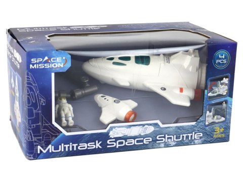 LEAN Toys Misja Kosmiczna Zestaw Kosmiczny Rakieta Kosmonauta Kosmos 4 ELE