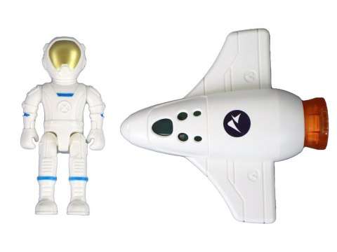 LEAN Toys Misja Kosmiczna Zestaw Kosmiczny Rakieta Kosmonauta Kosmos 4 ELE