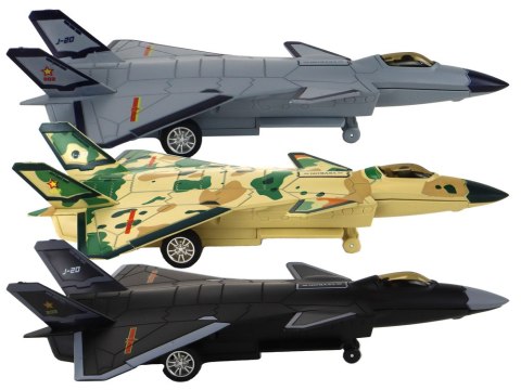 LEAN Toys Model Samolotu Na Akumulator Napęd Frykcyjny Ładowarka Para 3 Rodzaje