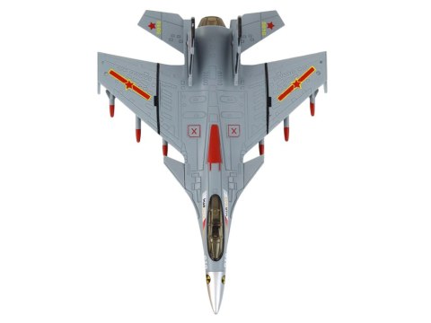 LEAN Toys Model Samolotu Z Napędem Frykcyjnym Szary Czarny lub Żółty