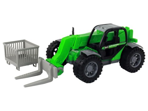 LEAN Toys Pojazd Rolniczy Traktor Zielony Dźwig Maszyna Rolnicza