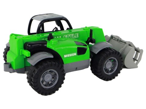 LEAN Toys Pojazd Rolniczy Traktor Zielony Dźwig Maszyna Rolnicza