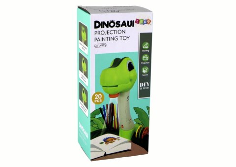 LEAN Toys Projektor do Rysowania Dinozaur Dźwięki Akcesoria