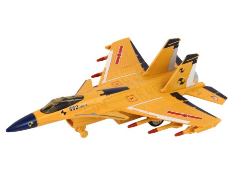 LEAN Toys Samolot Z Napędem Myśliwiec Mix Para Efekty Specjalne