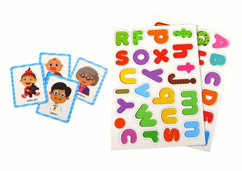 LEAN Toys Zestaw Edukacyjnych Puzzli Magnetycznych Z Wielofunkcyjną Tablicą