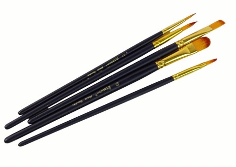 LEAN Zestaw Artysty Pędzle 5 Kształtów