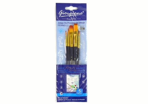 LEAN Zestaw Artysty Pędzle 5 Kształtów