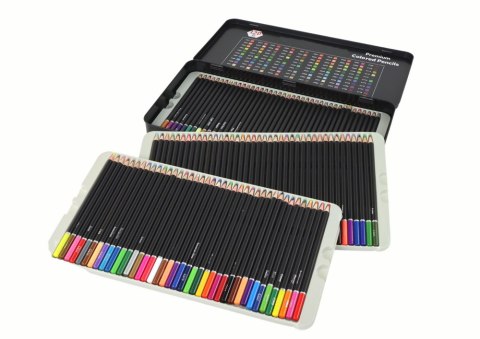 LEAN Zestaw Kredek Premium 120szt. Różne Odcienie Lista Kolorów