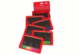 LEAN Zestaw Małego Artysty W Metalowym Pojemniku Kredki 180szt.