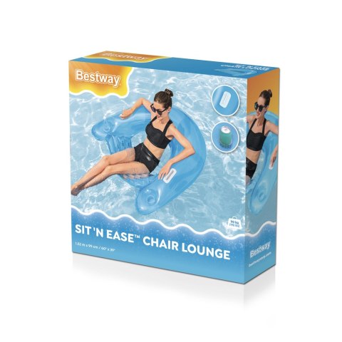 Bestway Dmuchany Fotel Wodny 152cm x 99cm Bestway 43118 Niebieski Zielony