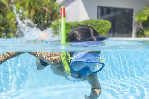 Bestway Maska z Rurką do Nurkowania Zielono- Niebieska Bestway 24036