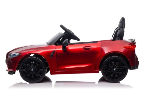 LEAN CARS Auto Na Akumulator BMW M4 Czerwone Lakierowane