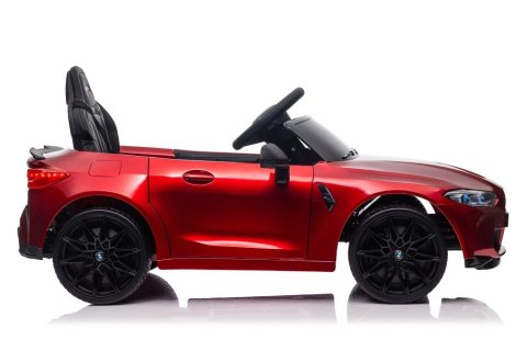 LEAN CARS Auto Na Akumulator BMW M4 Czerwone Lakierowane