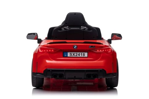 LEAN CARS Auto Na Akumulator Bmw M4 Czerwone