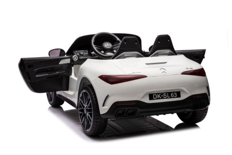 LEAN CARS Auto Na Akumulator Mercedes AMG SL63 Biały