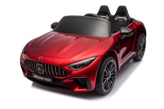 LEAN CARS Auto Na Akumulator Mercedes AMG SL63 Czerwony Lakierowany