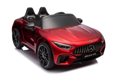 LEAN CARS Auto Na Akumulator Mercedes AMG SL63 Czerwony Lakierowany