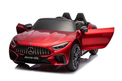 LEAN CARS Auto Na Akumulator Mercedes AMG SL63 Czerwony Lakierowany