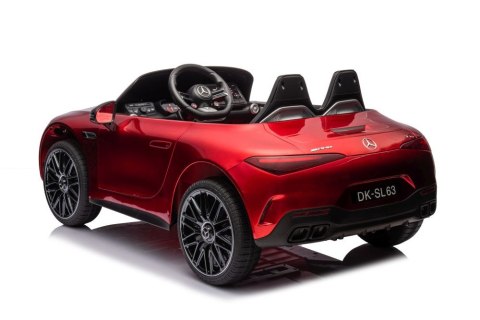 LEAN CARS Auto Na Akumulator Mercedes AMG SL63 Czerwony Lakierowany